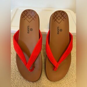 Susina orange thong flip-flops - 9